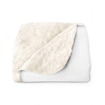 LIMETLISS We are the World Sherpa Fleece Blanket